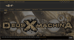 Desktop Screenshot of deusxmachinarpg.com